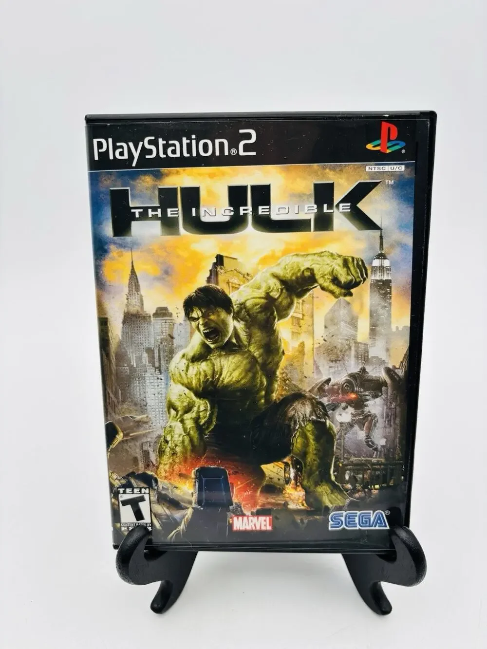 The Incredible Hulk PS2 (Sony Playstation 2, 2008) - CIB Complete Tested Works